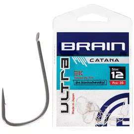 Гачок Brain Ultra Catana #12 (20шт/уп), Номер крючка, №: 12, фото 
